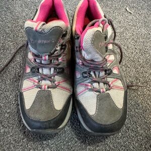BearPaw Black and Pink Outdoor Shoes